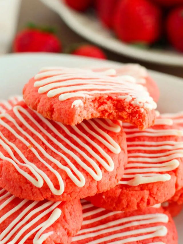 Valentine's Day Cake Mix Cookies Story