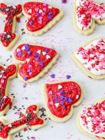 Valentine's Day Sugar Cookies-Cover image.