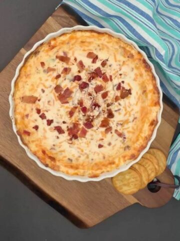 Warm Bacon Cheese Dip-Cover image.