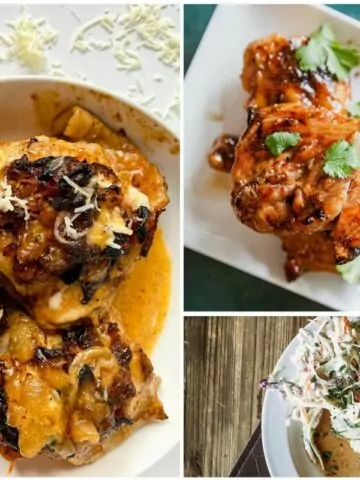 3 different photos for chicken thighs and legs MSN.