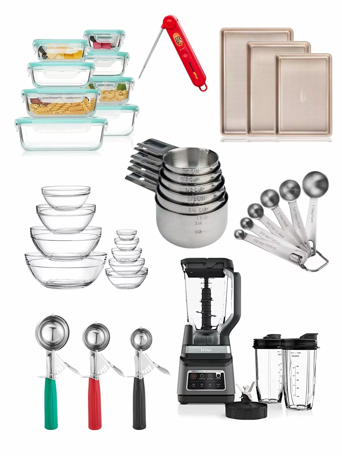 Everyday cooking tools.