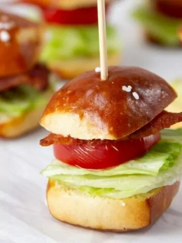 mini blt sandwiches.