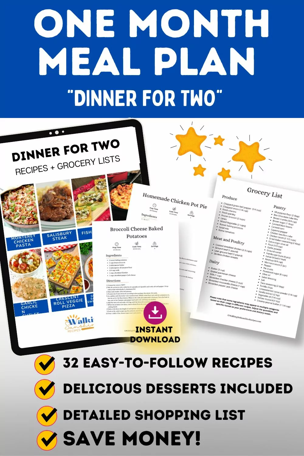 one month meal plan for two regular price promo.