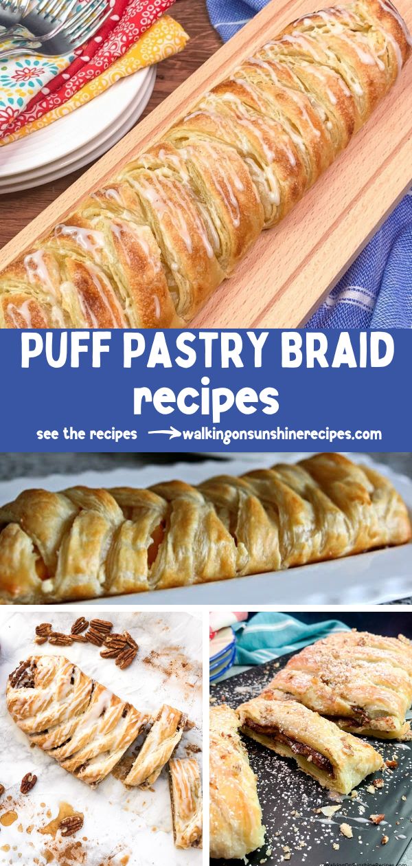 Get inspired to bake with these delicious puff pastry braid ideas.