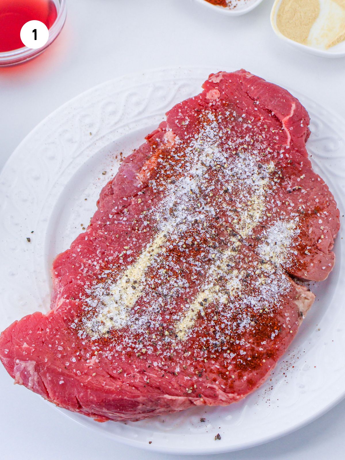 seasoned flank steak