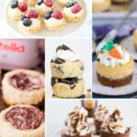 collage of Mini Cheesecake Dessert Recipes