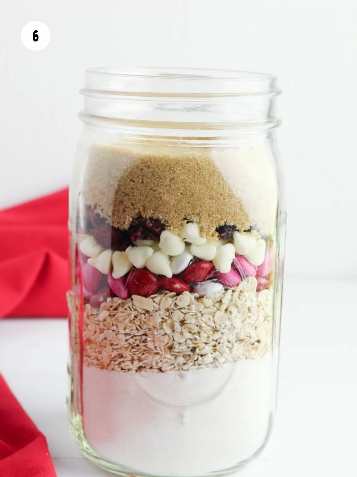 brown sugar layer in jar