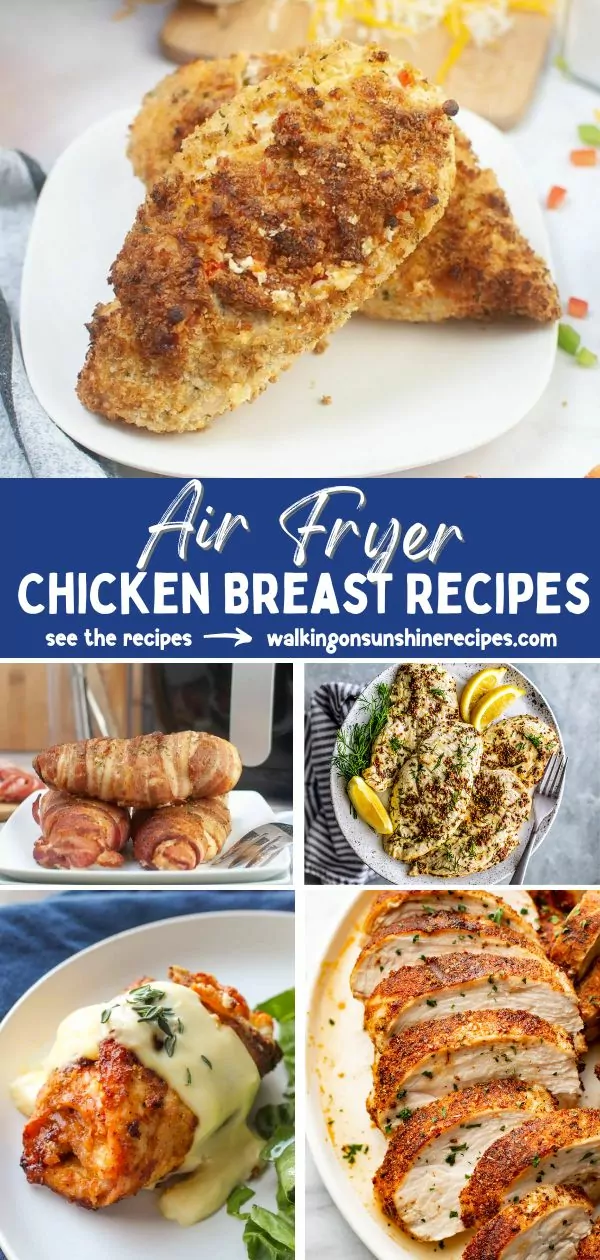 Air Fryer Chicken Breast Recipes Pin