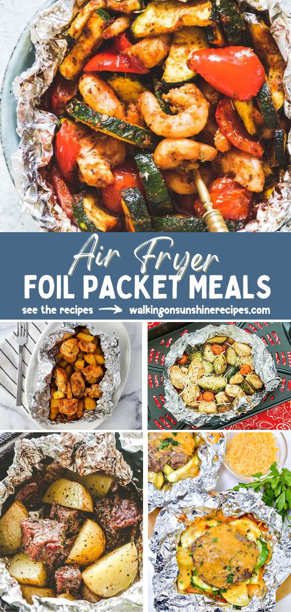 Air Fryer Foil Packet Meals Pin