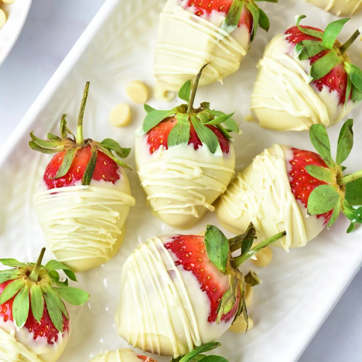 White Chocolate Covered Strawberries