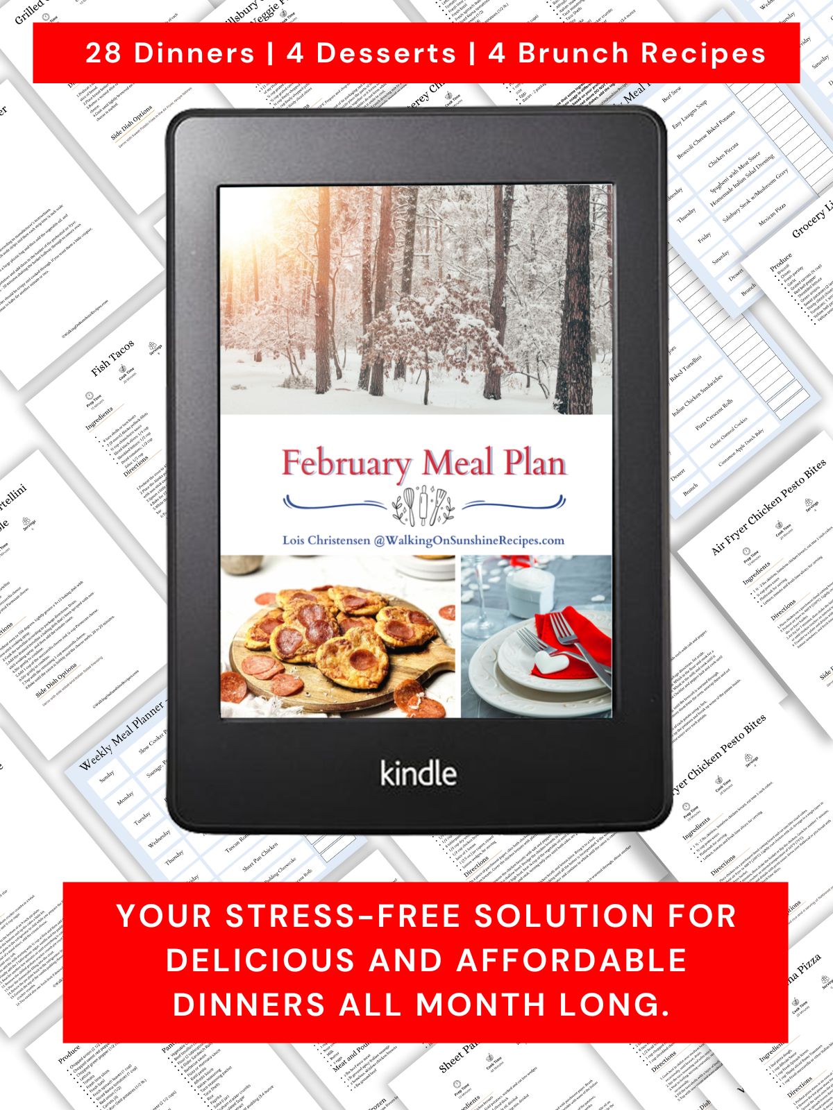 February meal plan promo.