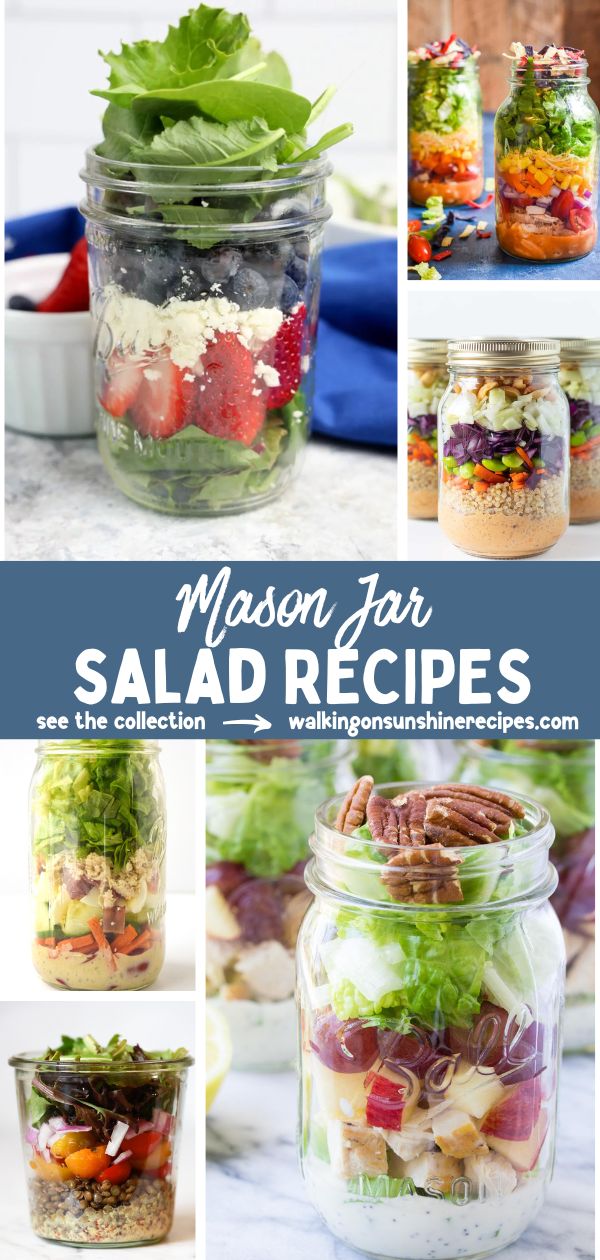 Mason Jar Salads Pin