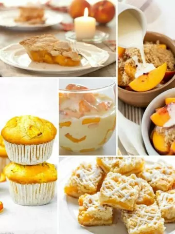 Peach Recipes with Fresh Peaches-Cover image.