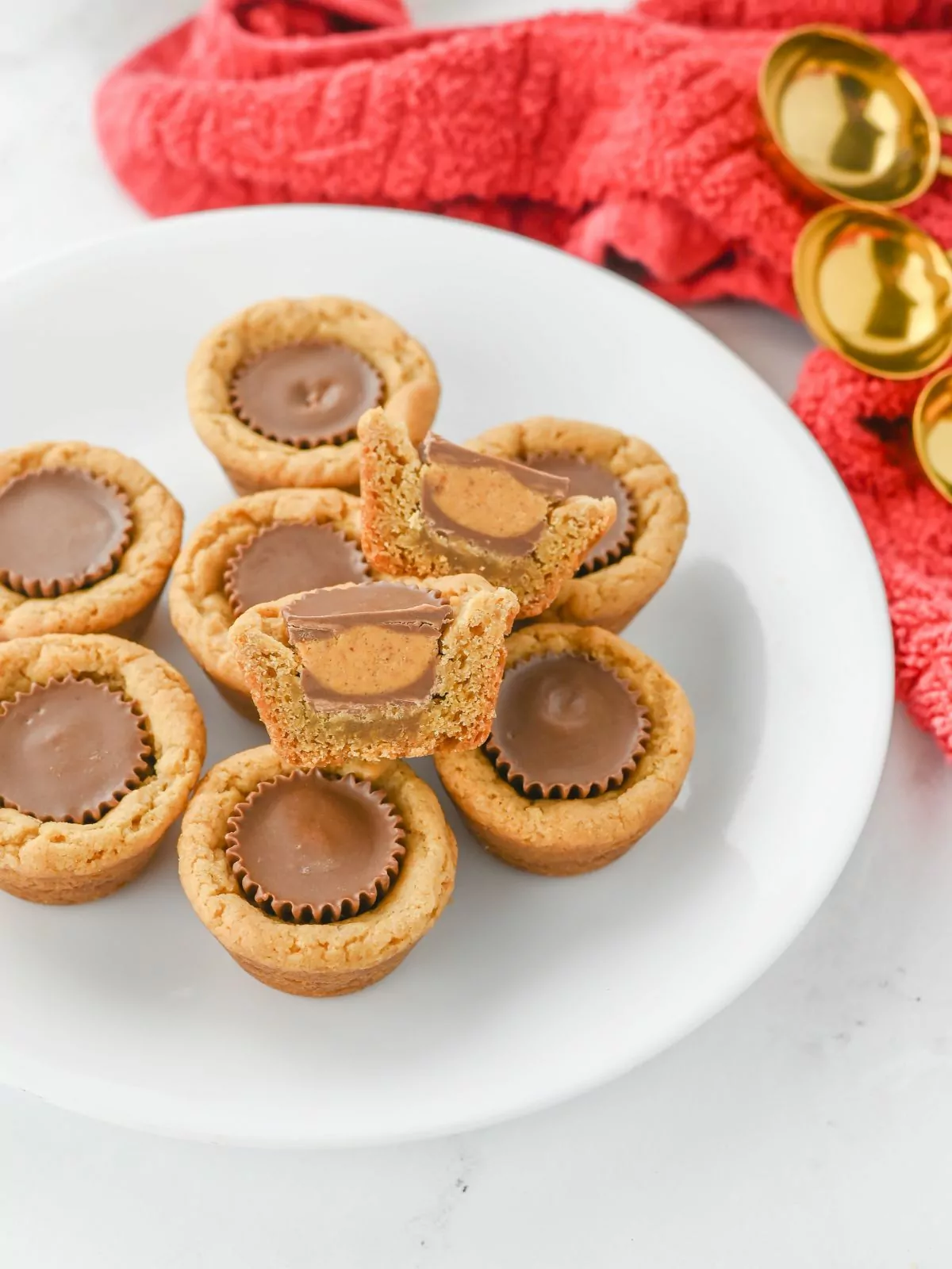 inside of Peanut Butter Cookie Cup