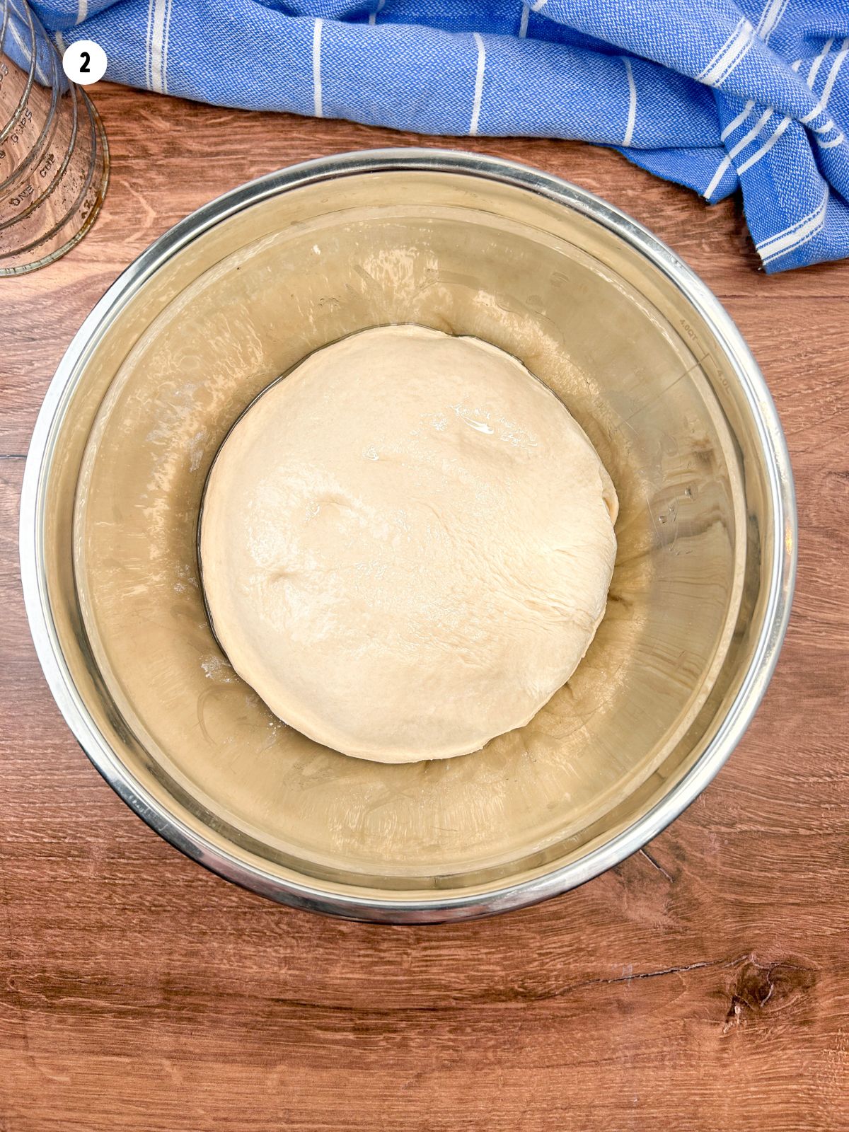 dough ball in bowl