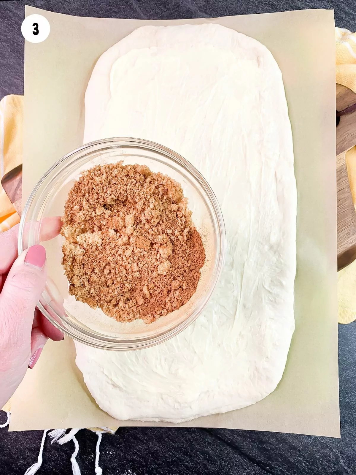 cinnamon brown sugar mixture in a bowl