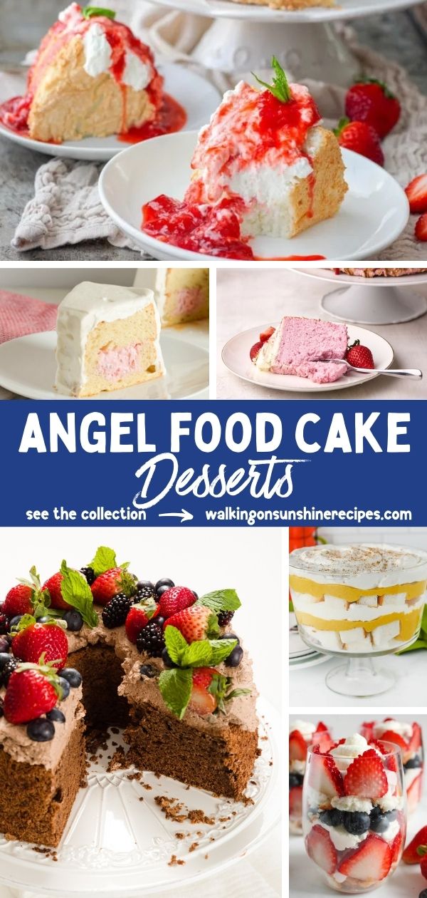 Angel Food Cake Desserts Pin