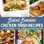 Baked Boneless Chicken Thigh Recipes Pin