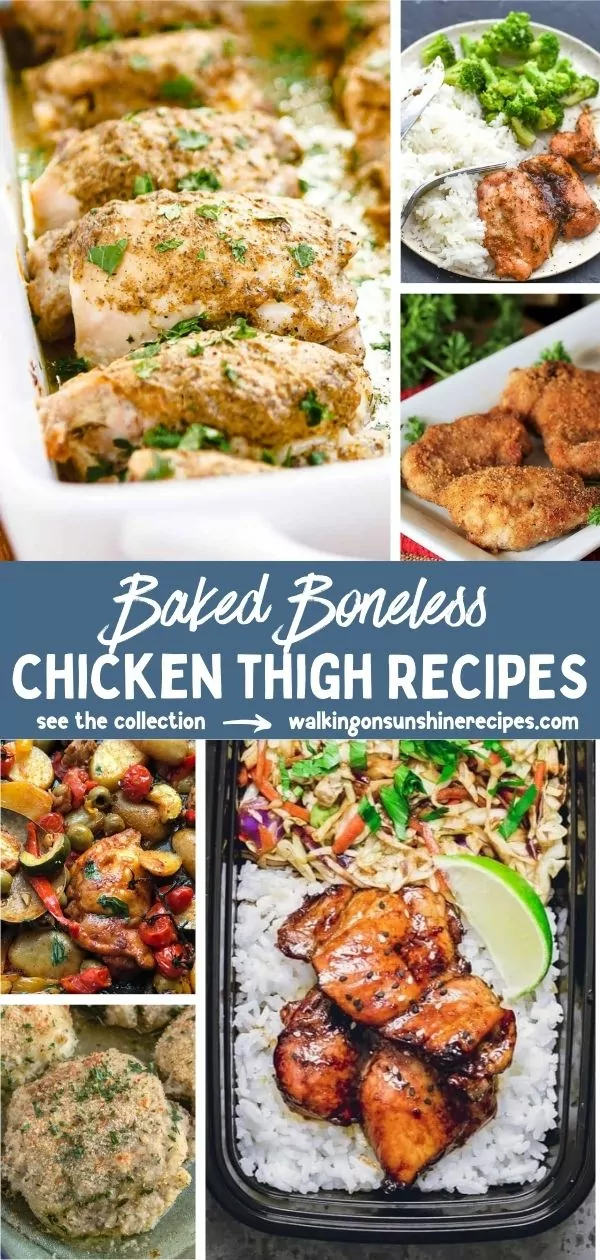 Baked Boneless Chicken Thigh Recipes Pin