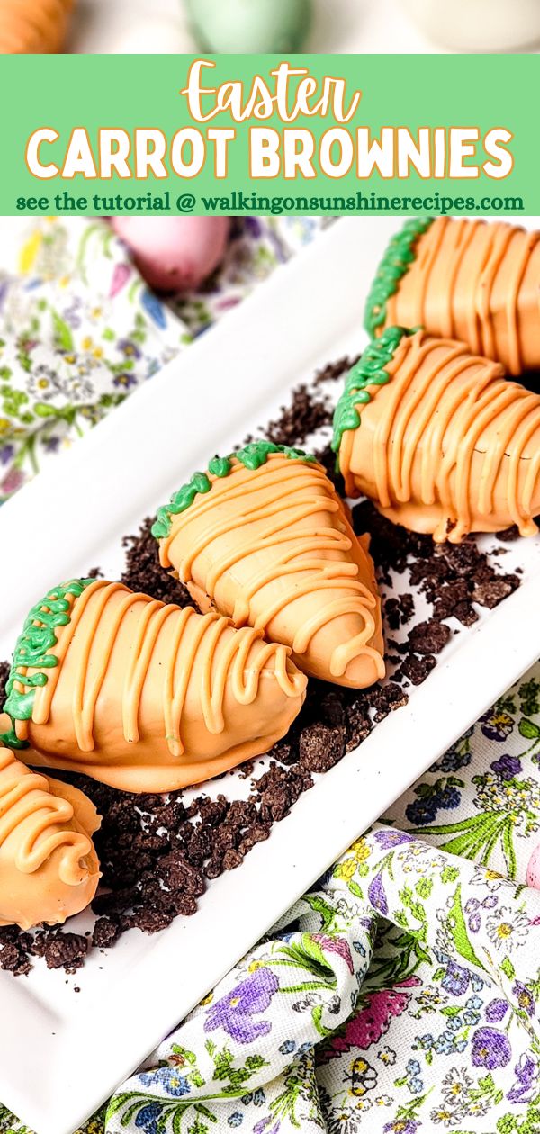 Easter Carrot Brownies Pin