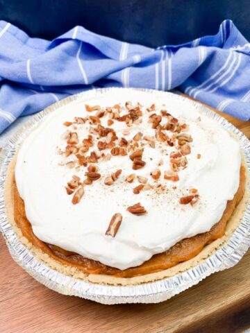 No Bake Pumpkin Cheesecake with Pudding Mix-Cover image.