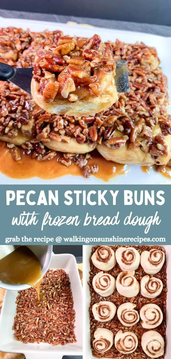 Pecan Sticky Buns with Frozen Bread Dough Pin