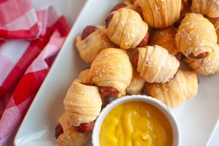 Pigs in a Blanket Recipe made with Pillsbury Crescent Rolls