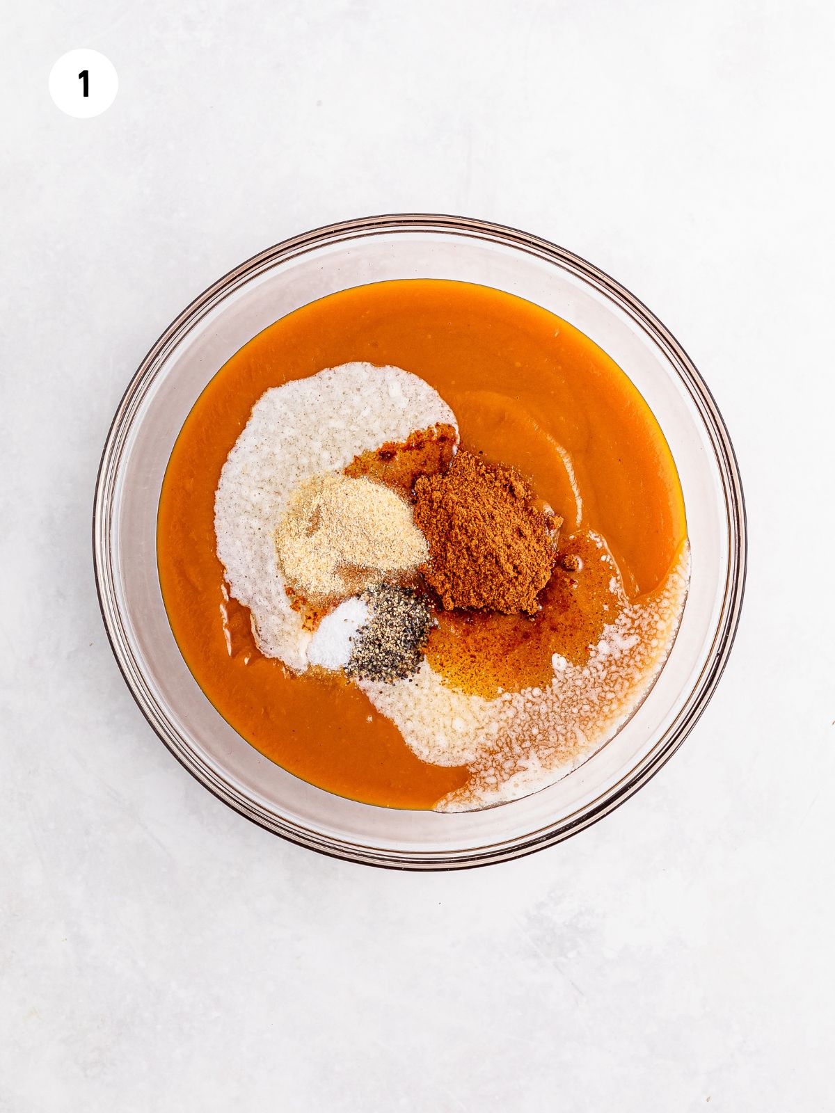 hot sauce, butter, and seasonings in a small bowl