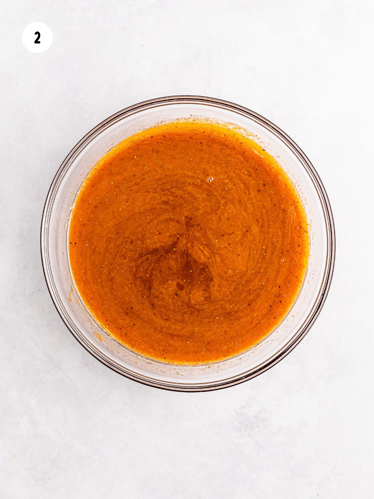 wing sauce in a small bowl