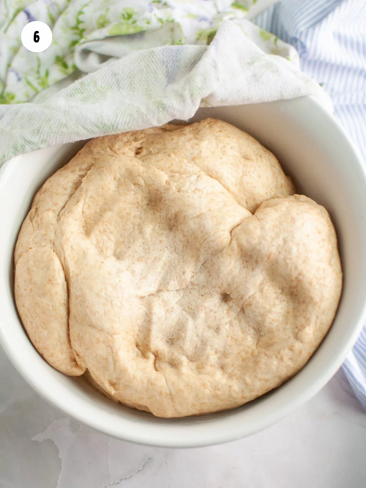 dough punched down