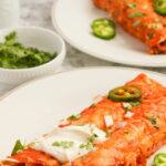 Cheesy Beef Enchiladas Pin