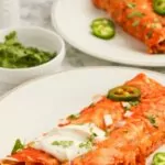 Cheesy Beef Enchiladas Pin