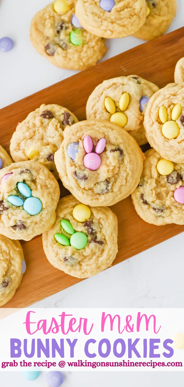 Easter M&M Bunny Cookies Pin
