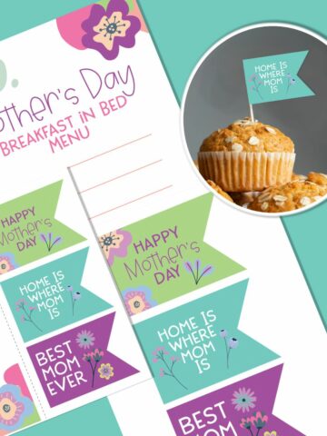 featured photo Mother's day in bed printables.