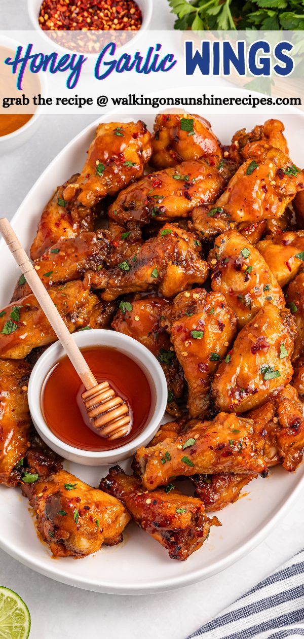 Honey Garlic Wings Pin