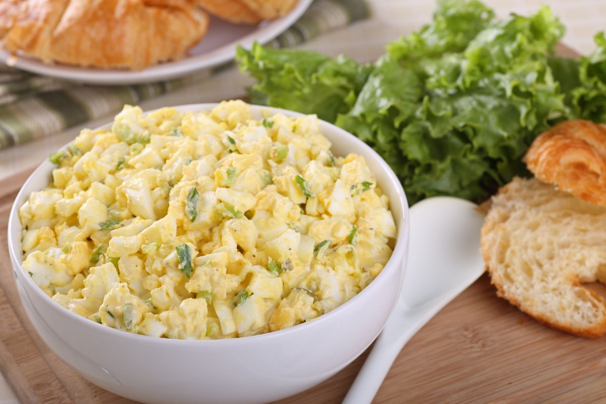 leftover egg salad.