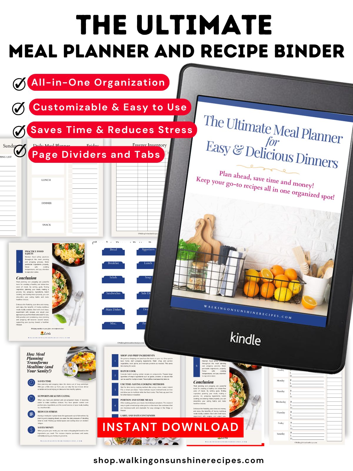 promo photo with ultimate meal planner.