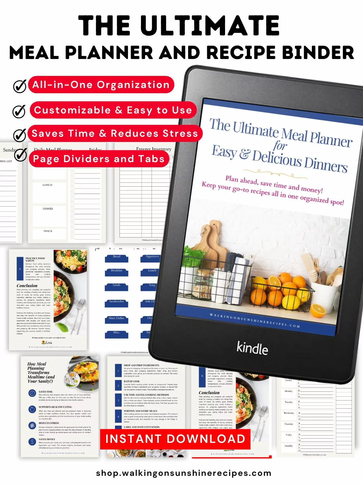promo photo with ultimate meal planner.