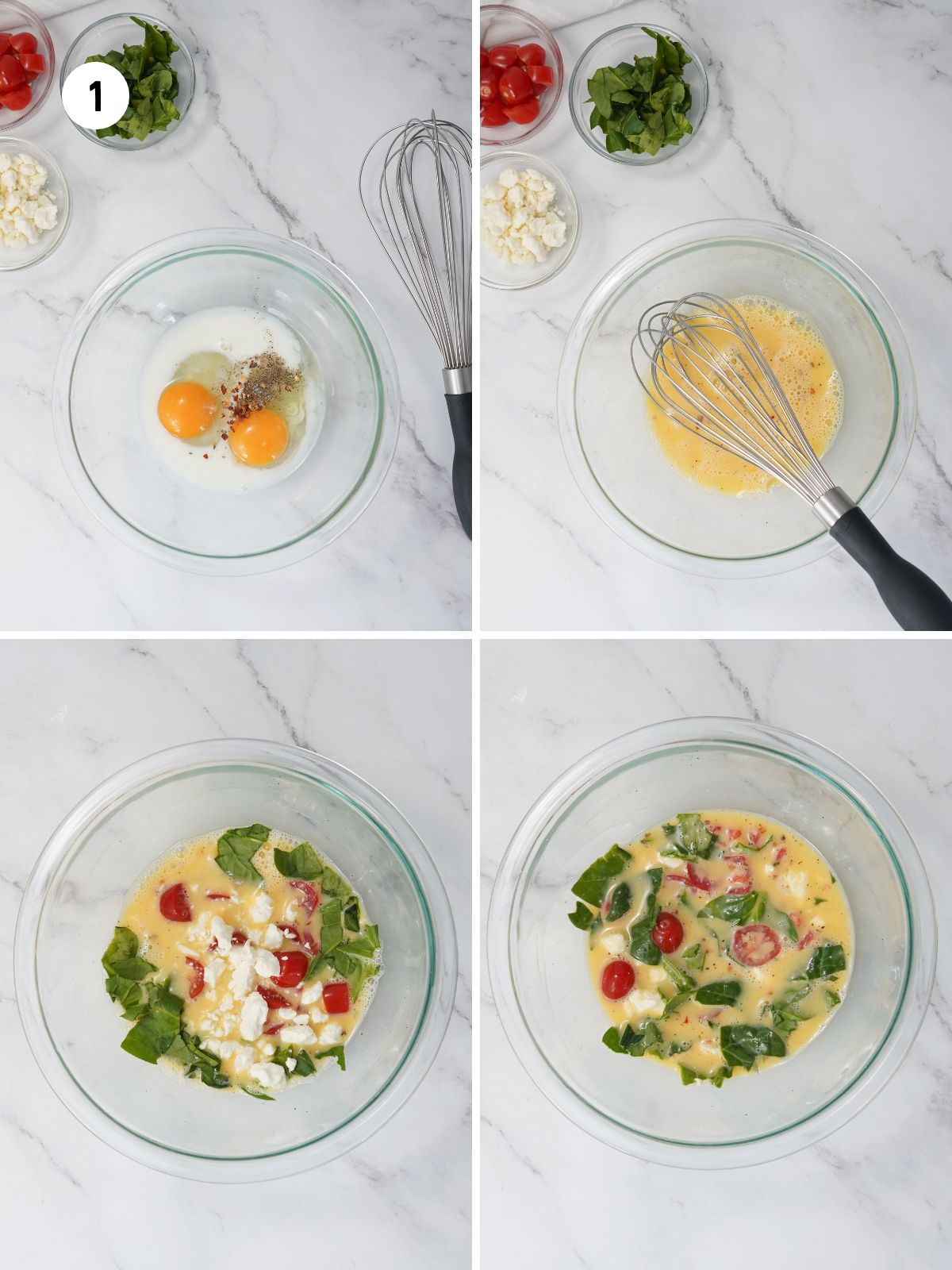steps to make the egg mixture