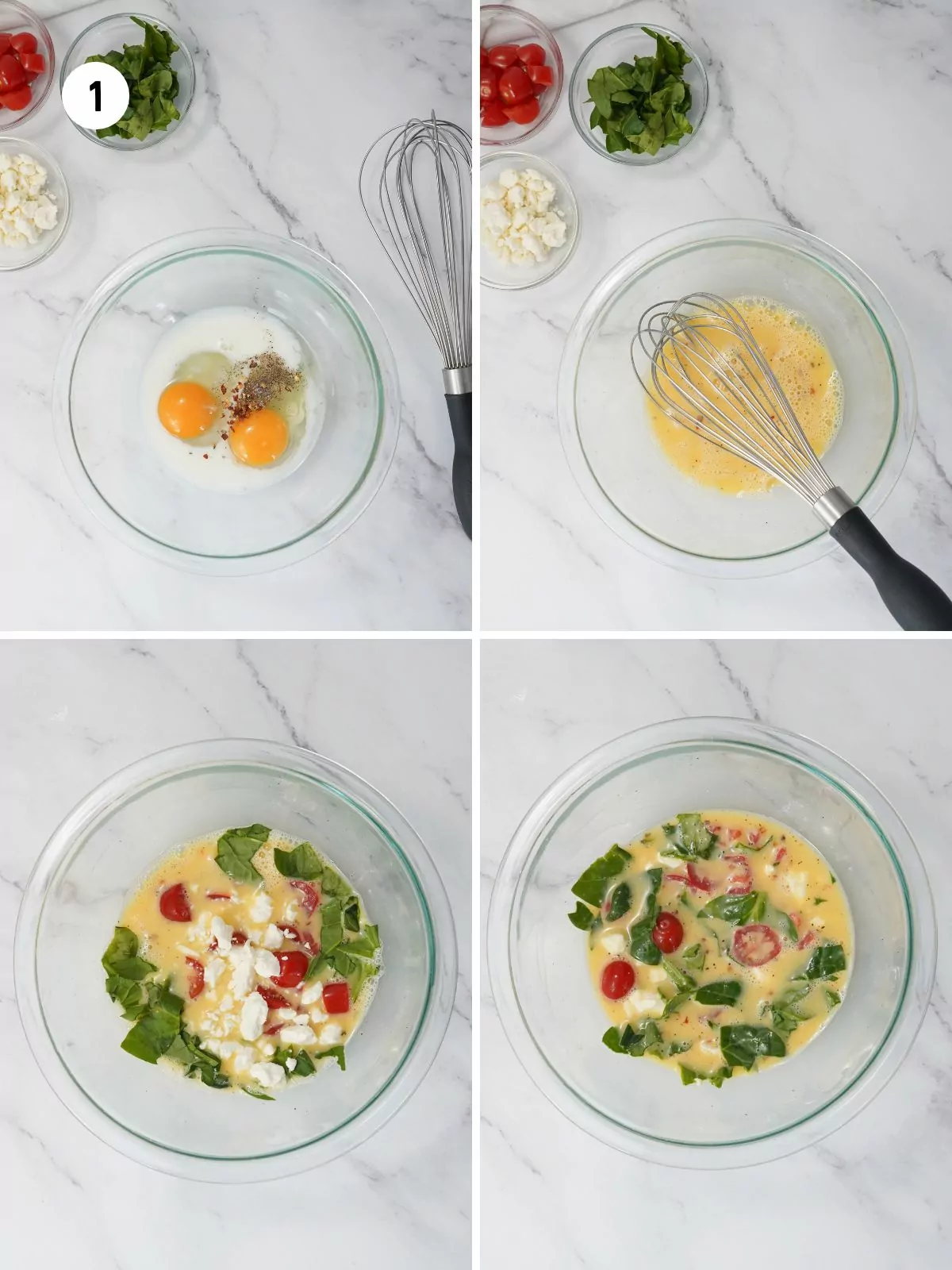 steps to make the egg mixture