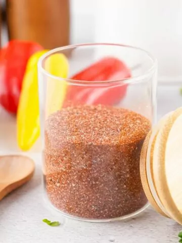 BBQ Seasoning Mix in a glass jar