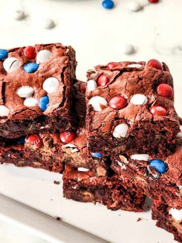 Easy Patriotic Homemade Brownies