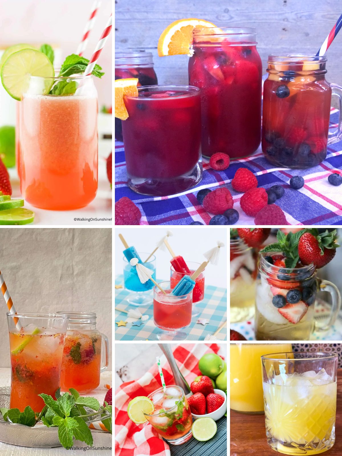 Patriotic Non Alcoholic Drinks