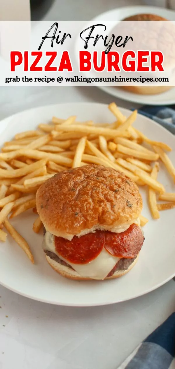 Pizza Burger Air Fryer Pin