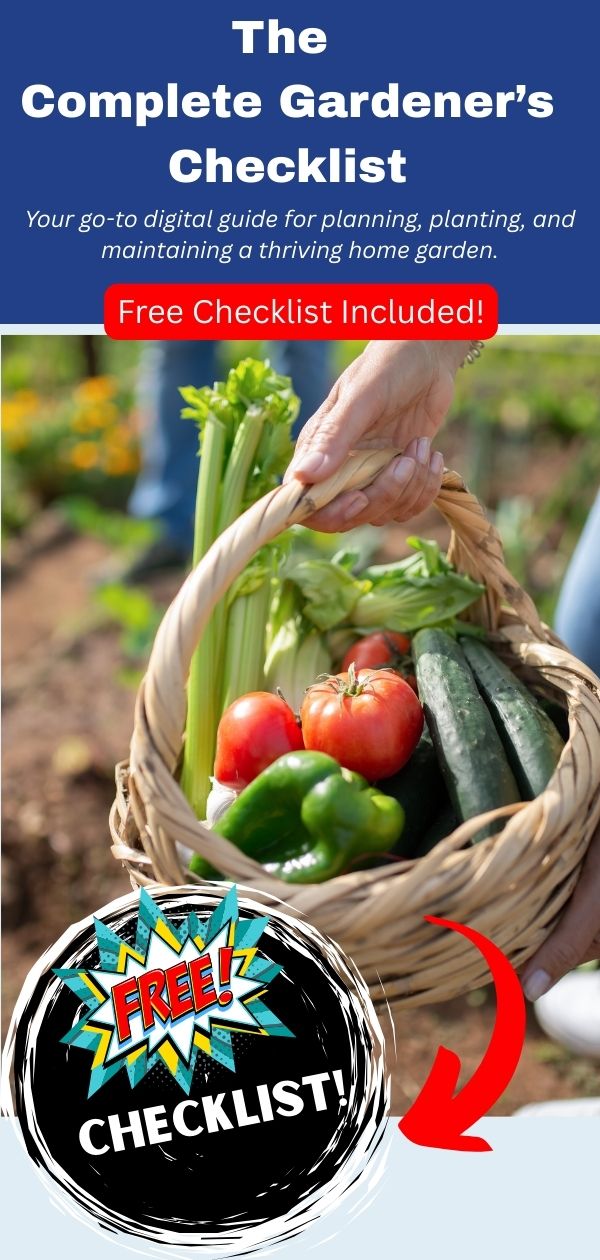 free checklist gardening Pinterest.