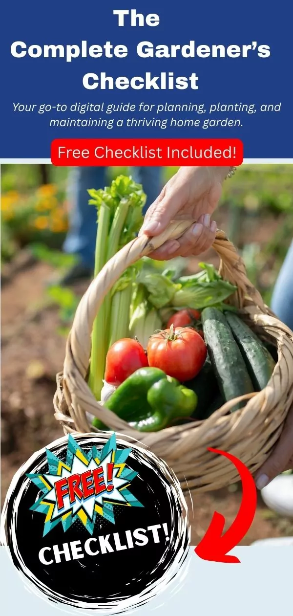 free checklist gardening Pinterest.