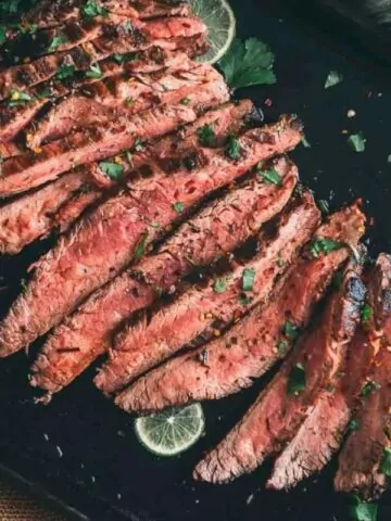 grilled flank steak for MSN>