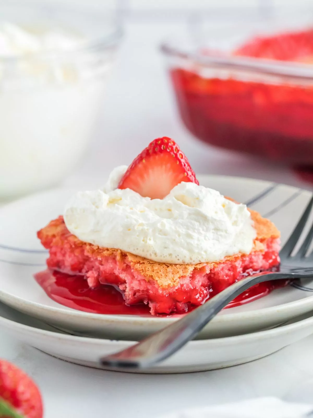 Strawberry Dump Cake