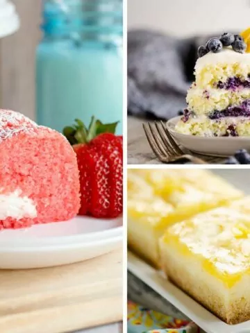 delicious desserts for Mother's day.