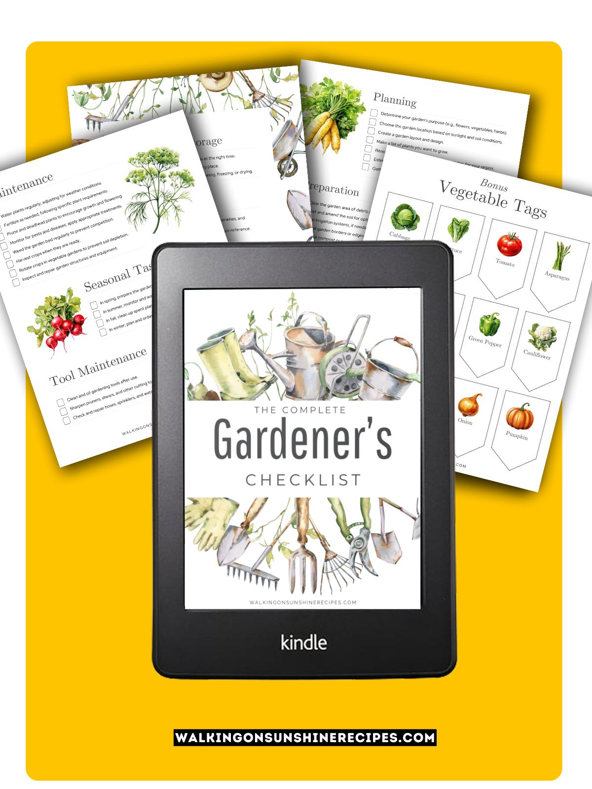 gardener's checklist.